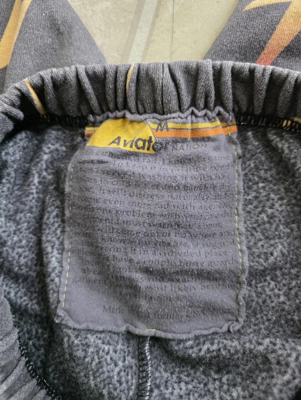 AVIATOR NATION Repeat Lightening Bolt Sweatpants Rainbow - Picture 7 of 8